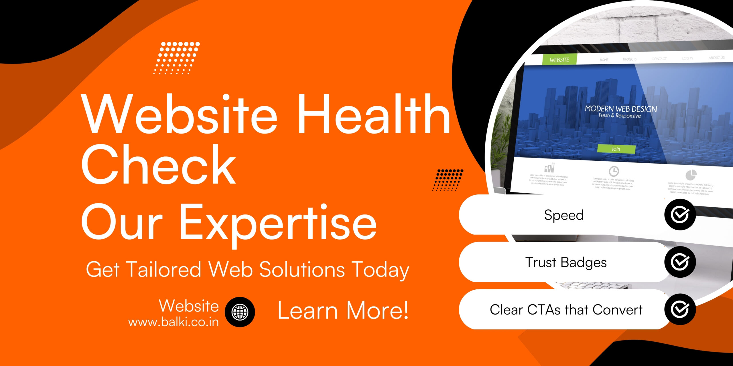 Website Health Check: Speed, Trust Badges, Clear CTAs